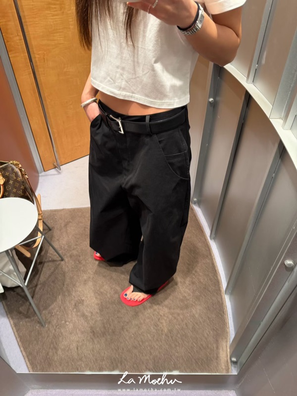 姐姐感寬版工作褲